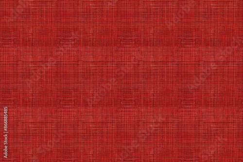 Red woven Christmas fabric