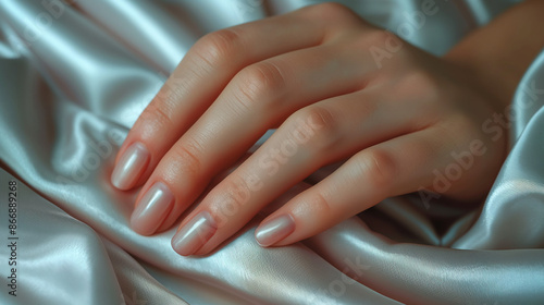 Wallpaper Mural Beautiful female hands with  manicure  . Female hands with nail design Torontodigital.ca