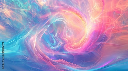 Wallpaper Mural Abstract Pastel Swirl. Colorful Background for Design Projects Torontodigital.ca