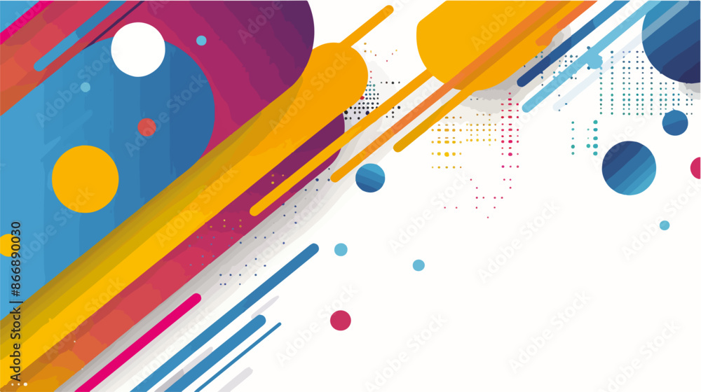 Obraz premium Abstract Vector Graphic - Background - Wallpaper - Art