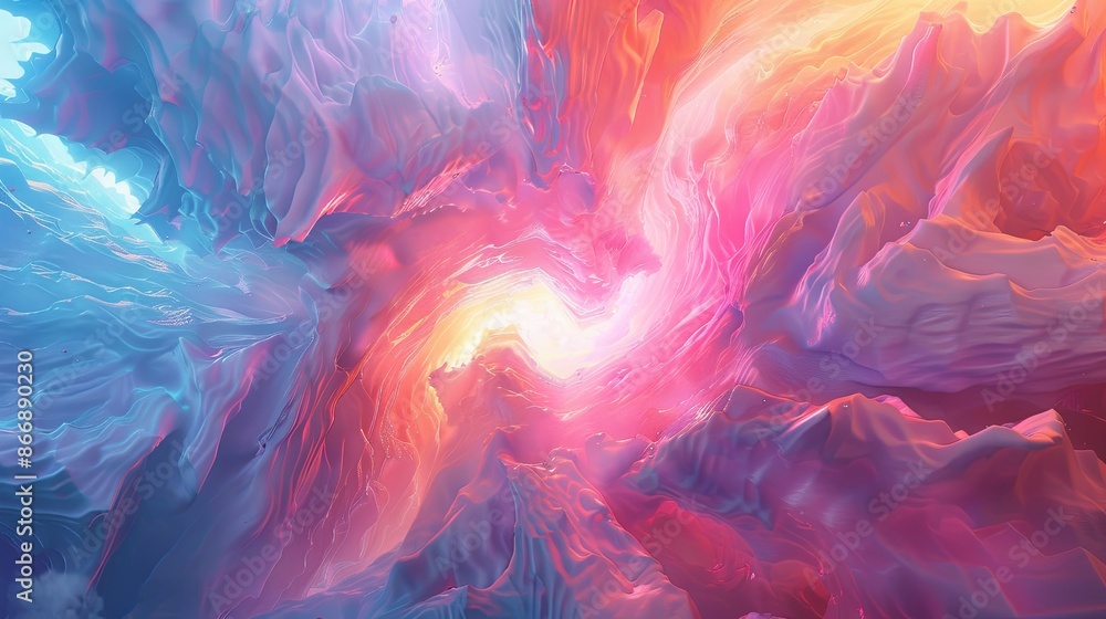 Vivid Abstract Background with Swirling Pastel Colors, Ideal for Fantasy or Digital Art Projects Vivid Abstract Background with Swirling Pastel Colors, Ideal for Fantasy or Digital Art Projects