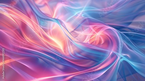 Wallpaper Mural Abstract Colorful Wavy Background. Vibrant Fluid Art Design Torontodigital.ca