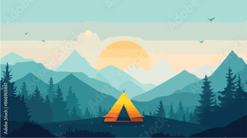 Abstract Vector Graphic