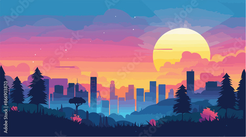Abstract Vector Graphic