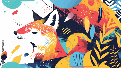 Abstract Vector Graphic