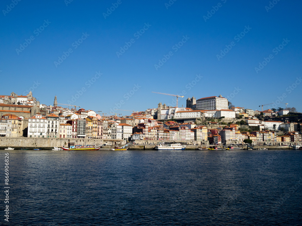 Oporto skyline with Douro River Oporto skyline with Douro River