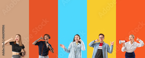 Collection of different peo...