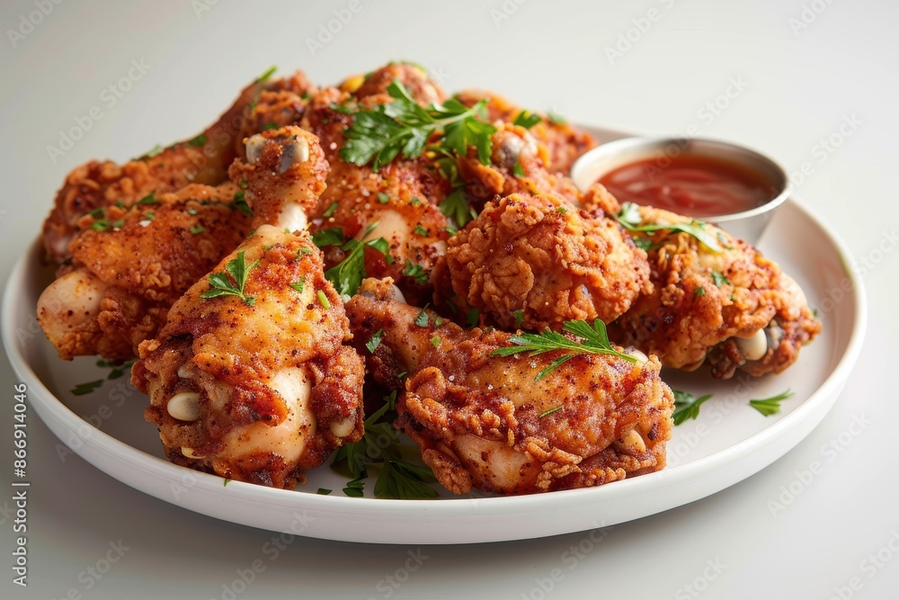 Fried to Perfection Cayenne Chicken with Dipping Sauce Fried to Perfection Cayenne Chicken with Dipping Sauce