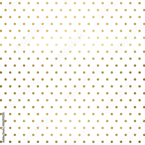 Obraz na płótnie Gold polka dots. Golden Christmas Pattern Background w salonie