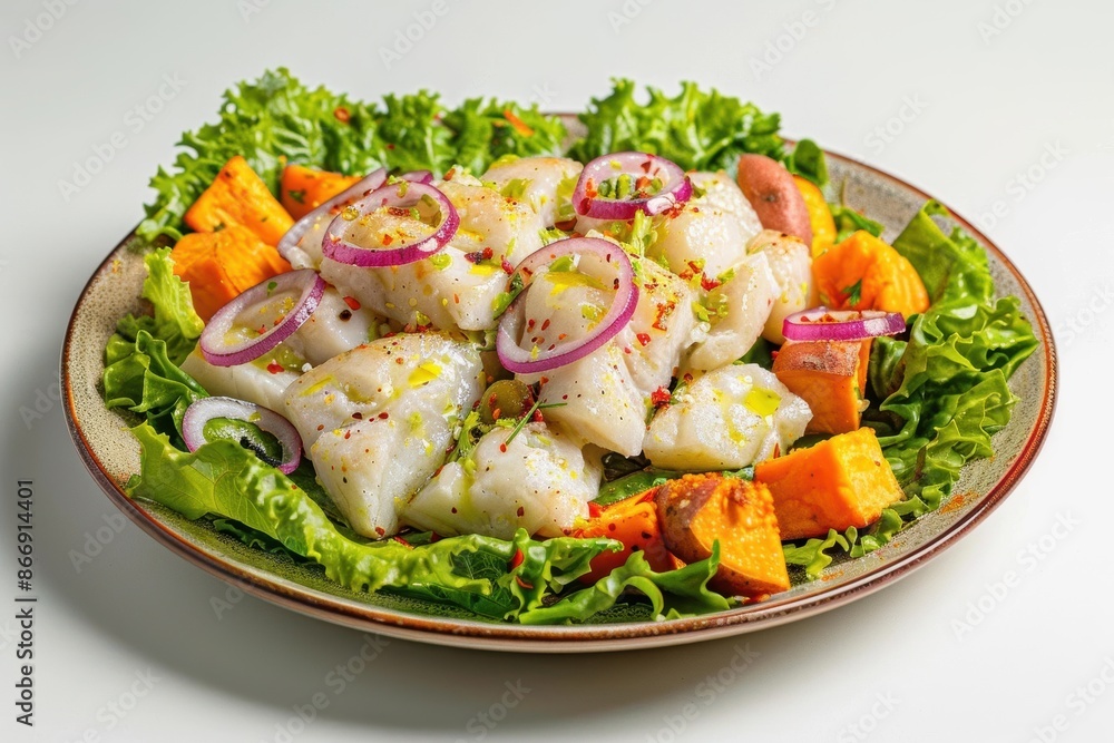 Flavourful Cebiche Corbina with Vibrant Hues and Aromas Flavourful Cebiche Corbina with Vibrant Hues and Aromas