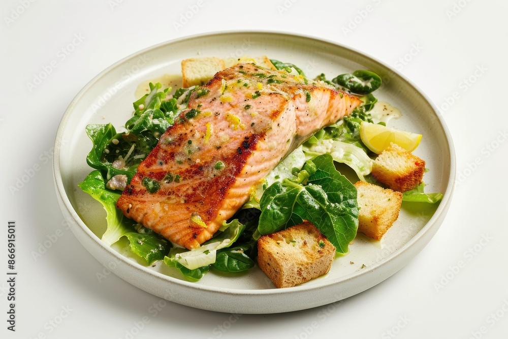 Rustic Cedar Smoked Salmon Caesar Salad Rustic Cedar Smoked Salmon Caesar Salad