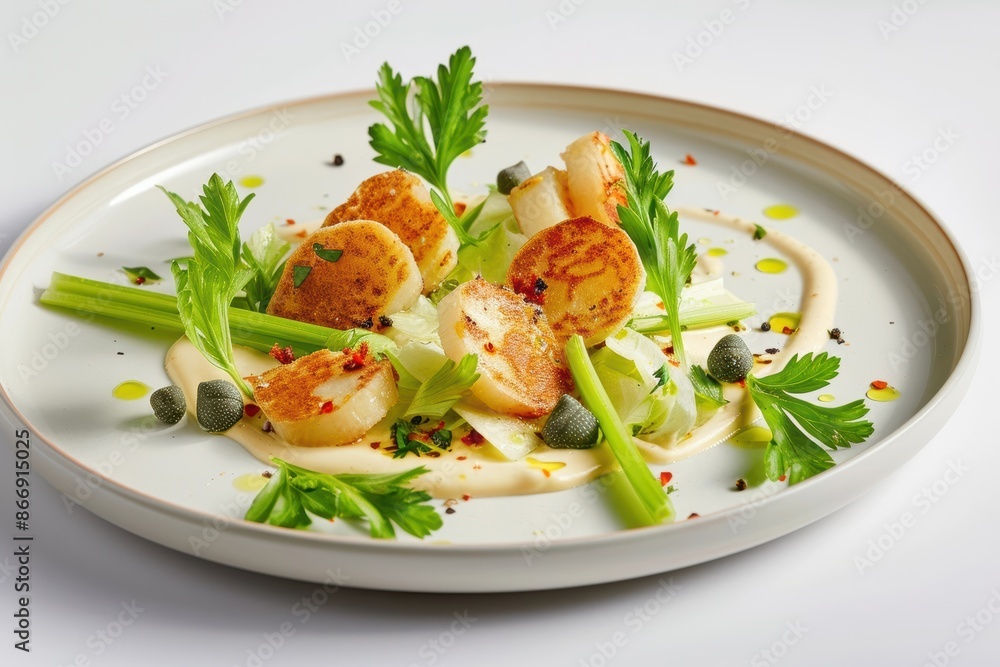 Tangy Mayonnaise-Based Sweetbread and Celery Root Salad Tangy Mayonnaise-Based Sweetbread and Celery Root Salad