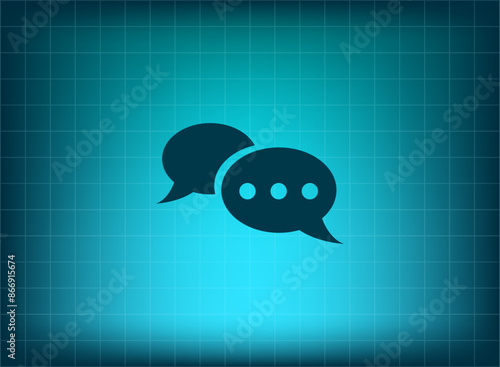  Vector illustration, blue background.