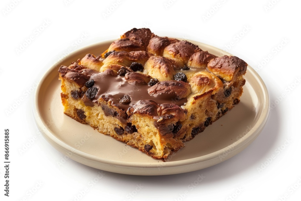 Heavenly Challah Bread Pudding with Chocolate and Raisins Heavenly Challah Bread Pudding with Chocolate and Raisins