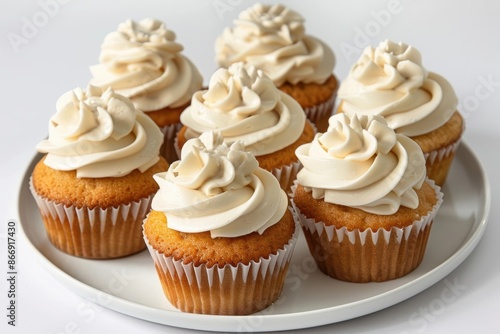 Champagne-Flavored Cupcakes with Elegant Italian Buttercream