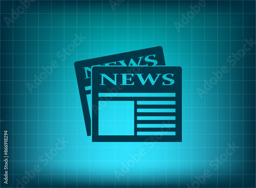  Vector illustration, blue background.