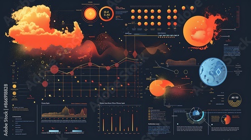 Infographic on the Third Law of Thermodynamics detailing the concept of absolute zero and its implications with diagrams showing temperature scales and molecular motion