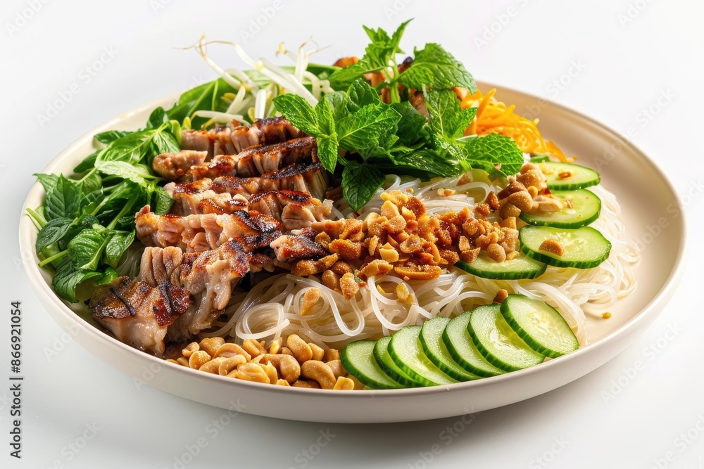 Bun Thit Nuong: Aromatic and Crunchy Vietnamese Grilled Pork Noodles Bun Thit Nuong: Aromatic and Crunchy Vietnamese Grilled Pork Noodles