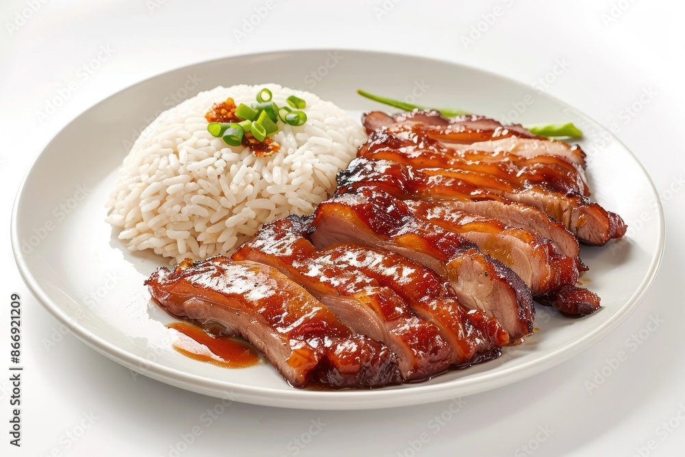 Tasty Char Siu Pork with Perfectly Glazed Exterior Tasty Char Siu Pork with Perfectly Glazed Exterior