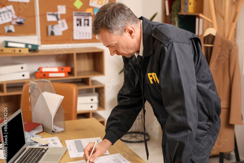 Mature FBI agent working at...