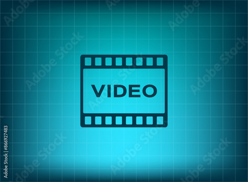  Vector illustration, blue background.