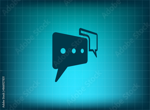  Vector illustration, blue background.