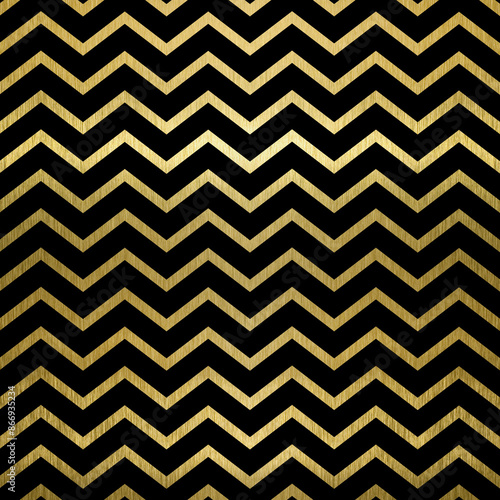 Obraz na płótnie Classic gold Art Deco Seamless Pattern. Geometric Stylish Texture. Abstract Retro Vector Texture for cover, textile, fabric, interior, paper, wrapping, wallpaper, print, background. w salonie