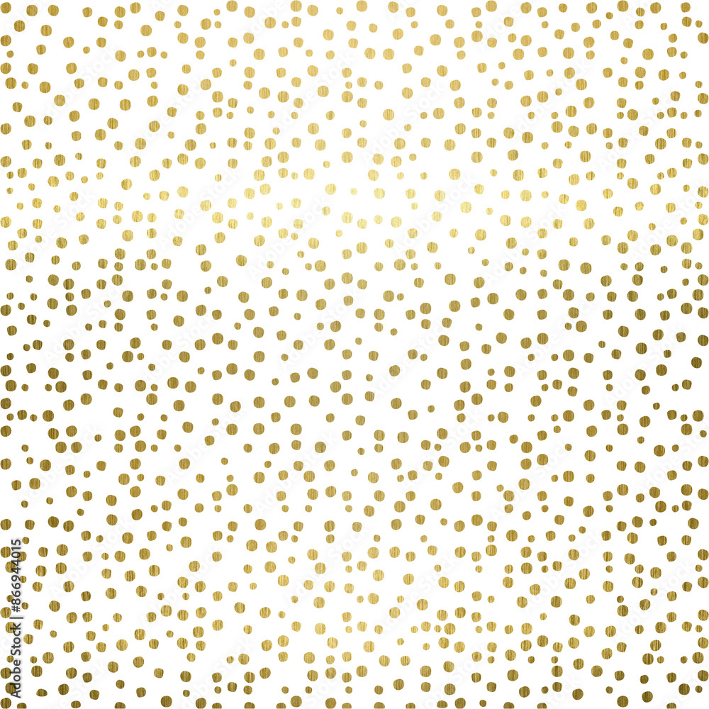 Gold polka dots. Golden Christmas Pattern Background or cover, textile, fabric, interior, paper, wrapping, wallpaper, print, background, template, decoration