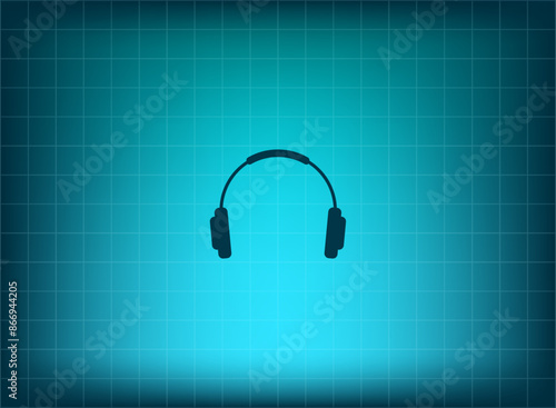 Vector illustration, blue background.