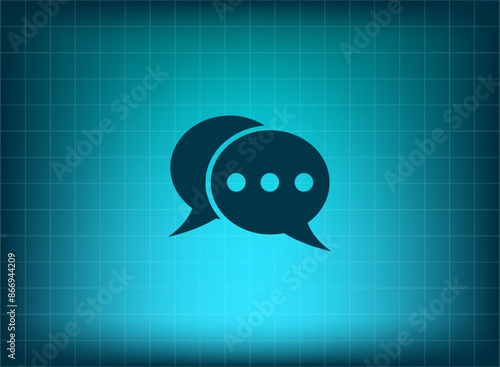 Vector illustration, blue background.