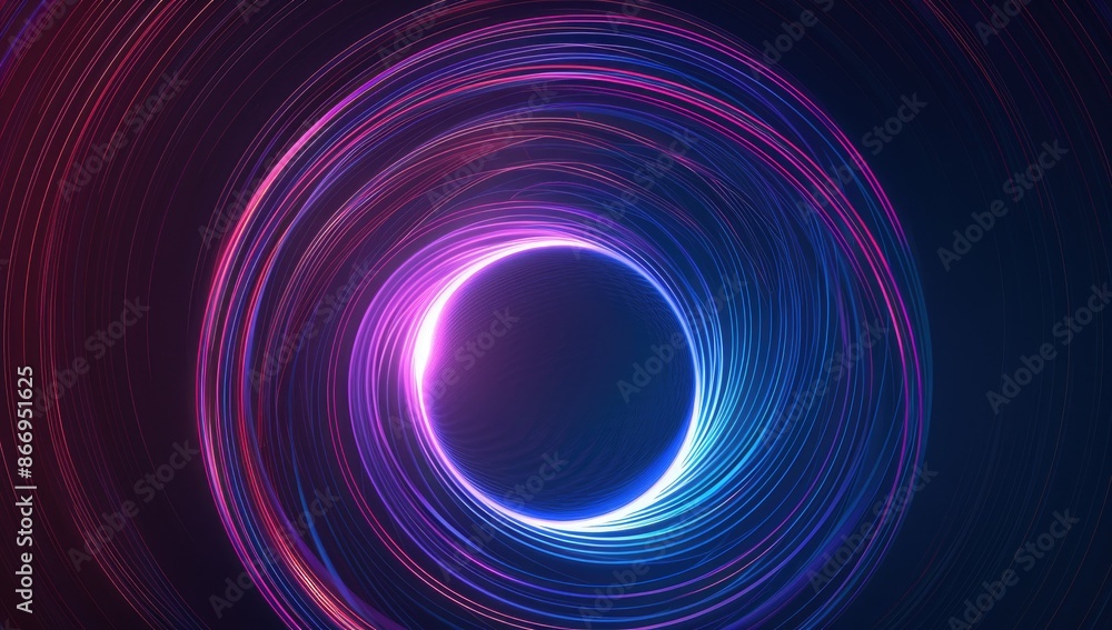 Abstract Circular Neon Lights Abstract Circular Neon Lights