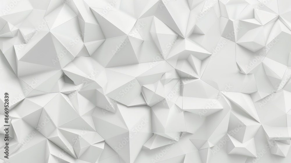 Abstract White Geometric Pattern Abstract White Geometric Pattern
