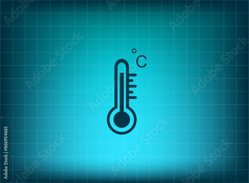 Vector illustration, blue background.