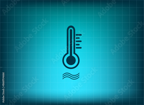 Vector illustration, blue background.