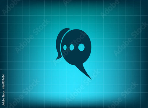 Vector illustration, blue background.