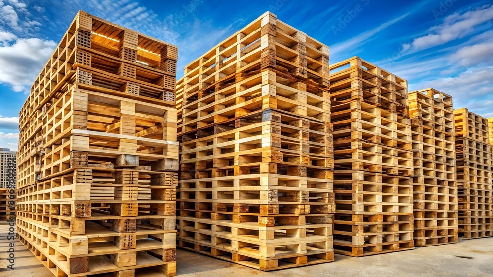empilement de palettes en bois empilement de palettes en bois