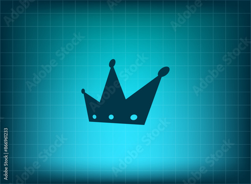 Vector illustration, blue background.