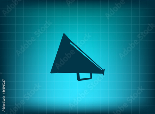 Vector illustration, blue background.