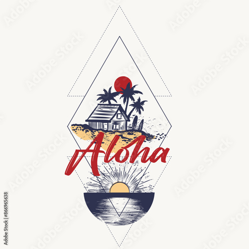 Fashion Aloha Hawaii boho apparel print tropical vacation