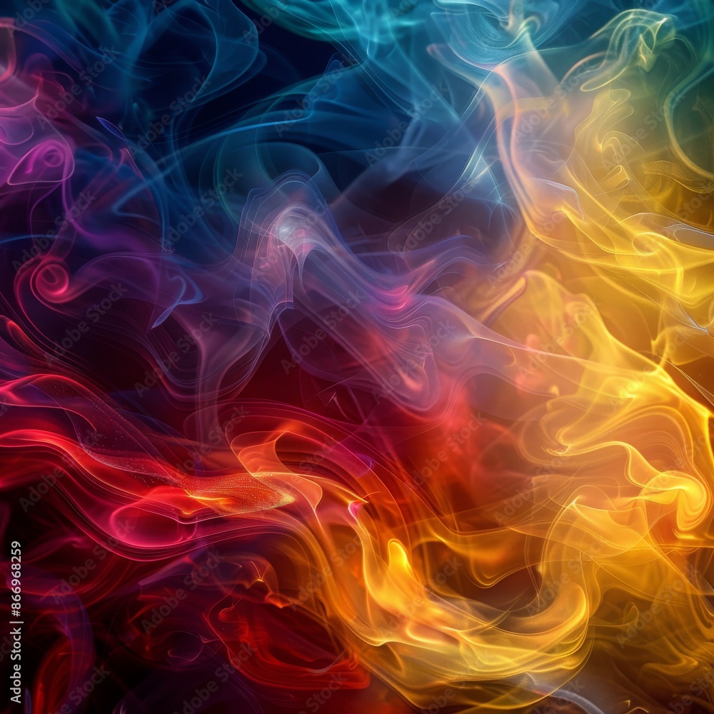 custom made wallpaper toronto digitalabstract background with colorful smoke