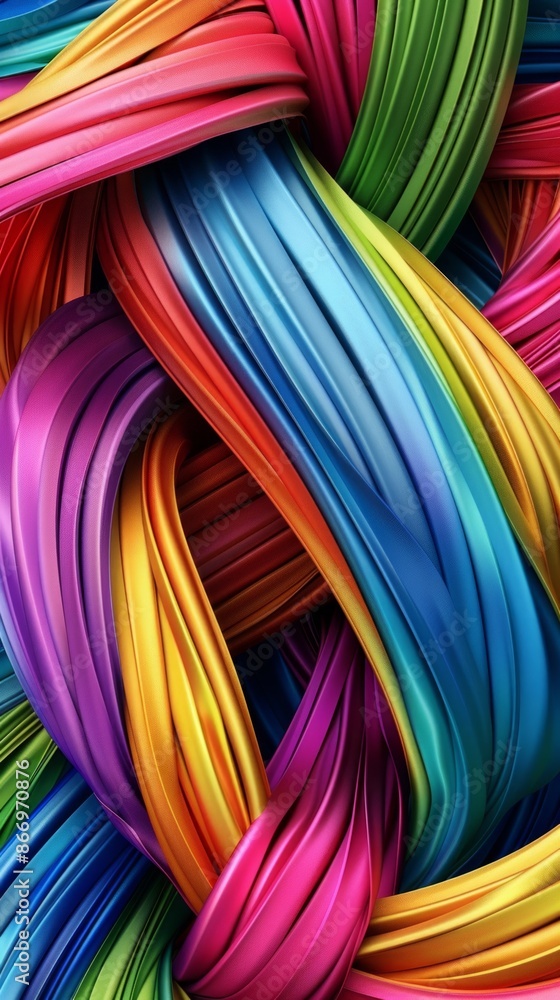 Beautiful abstract background. Colorful twisted ribbon background Beautiful abstract background. Colorful twisted ribbon background
