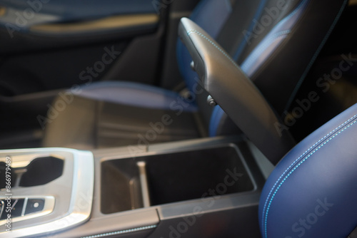 Wallpaper Mural The car features a highend interior, but shows wear and tear with a armrest Torontodigital.ca