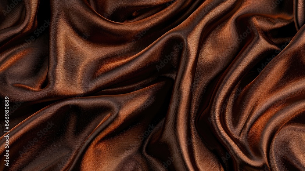 Luxurious backdrop with space for text on smooth glossy silk fabric Rich texture in top down view Luxurious backdrop with space for text on smooth glossy silk fabric Rich texture in top down view