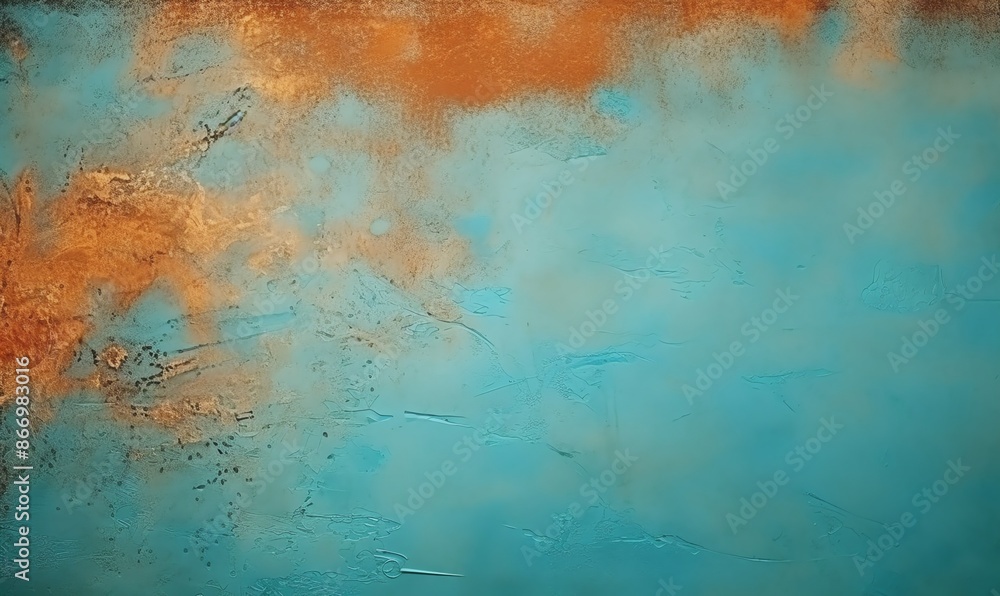 Abstract Teal and Orange Textured Background Abstract Teal and Orange Textured Background
