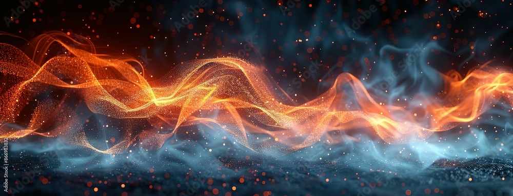 Elemental Contrasts: Vector Smoke and Flame Realism Elemental Contrasts: Vector Smoke and Flame Realism