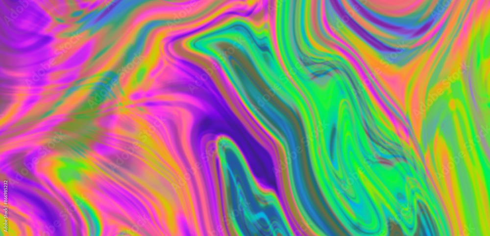 The bright neon texture of flowing colors. The bright neon texture of flowing colors.