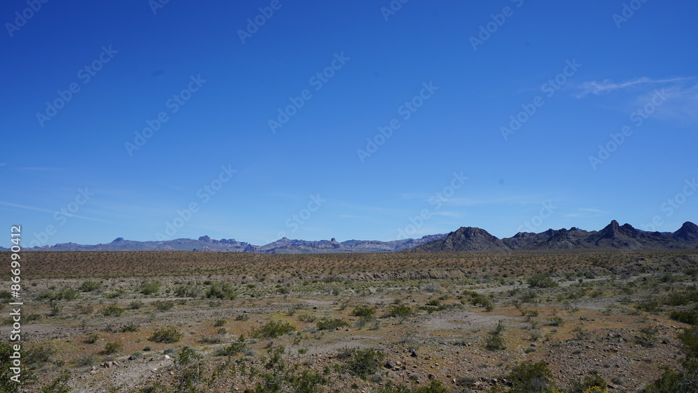 landscape with sky in Arizona Desert landscape with sky in Arizona Desert