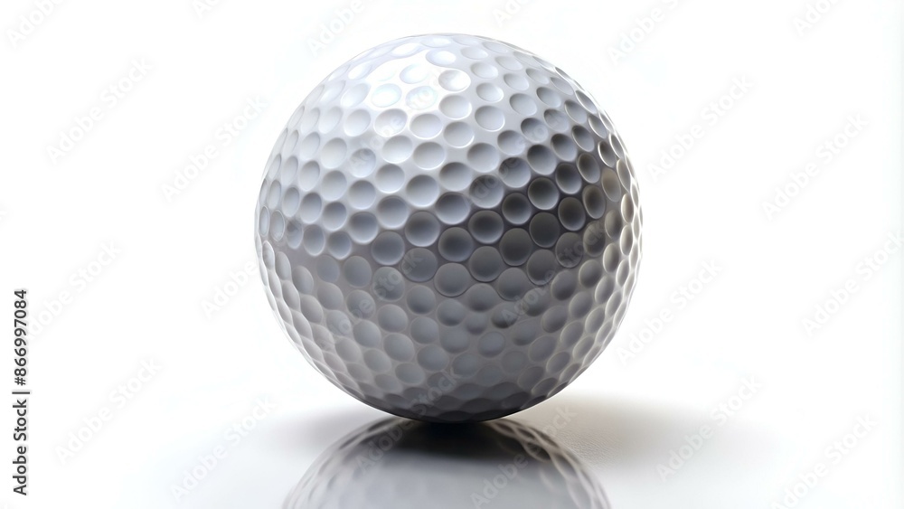 Golf Ball isolated on white background. Sport and Recreation Concept Golf Ball isolated on white background. Sport and Recreation Concept