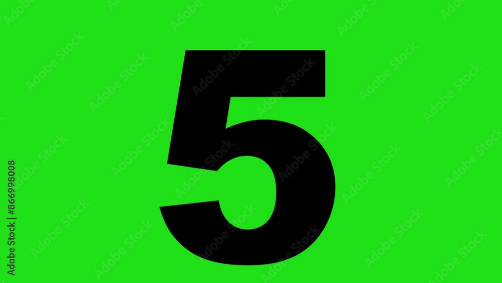 video animation counting up from number 0 to 10 on a green chroma key background video animation counting up from number 0 to 10 on a green chroma key background