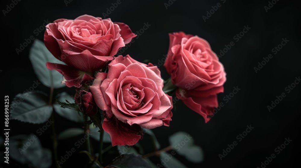 Black Rose Abstract: Floral Design for Prints, Postcards, and Wallpaper Black Rose Abstract: Floral Design for Prints, Postcards, and Wallpaper